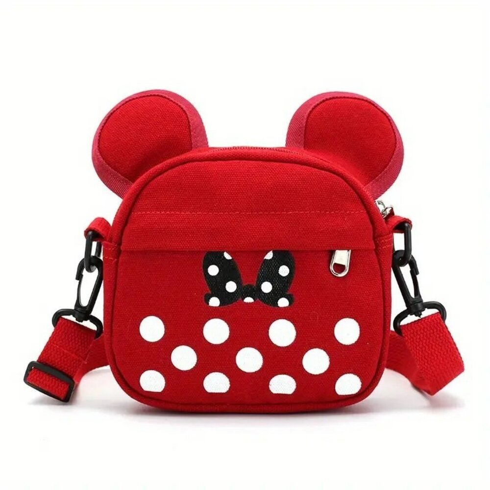 Cartoon Mouse Shaped Mini Coin Purse Shoulder Bag Crossbody Bag NWT​​